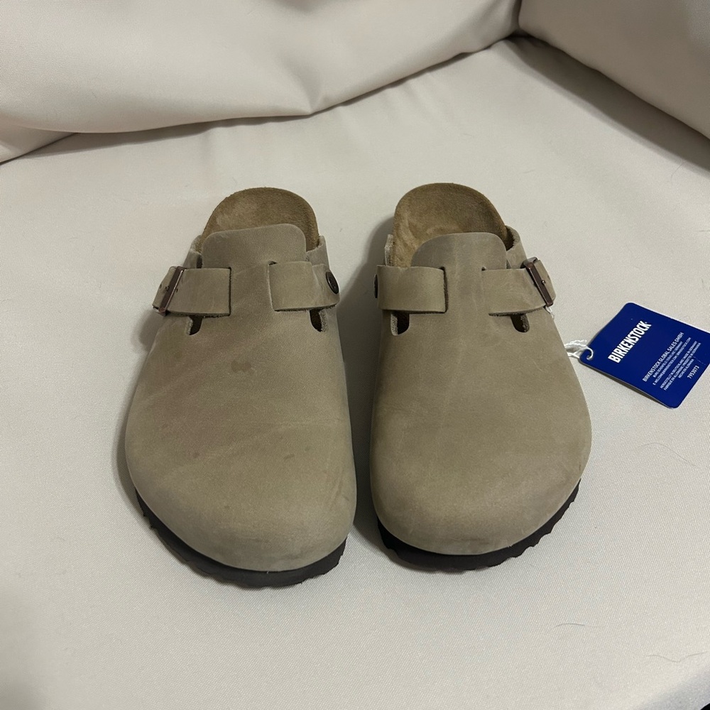 Birkenstock Boston tabacco brown, size 39